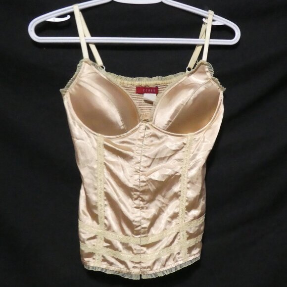 CERES | small | 100% Silk | Corset | Hook and Eye Fastened Front - Picture 1 of 15